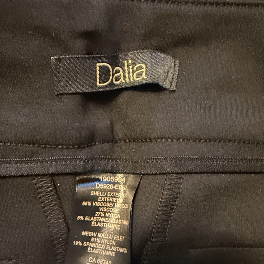 Dalia Black Slim-Fit Pants women’s size small NWT - Picture 8 of 9